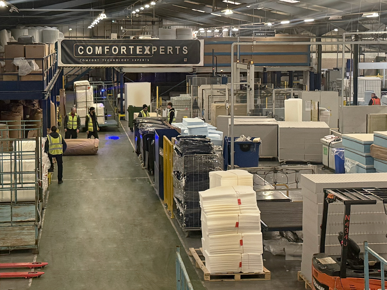 Our UK mattress workshop where we handcraft baby mattresses