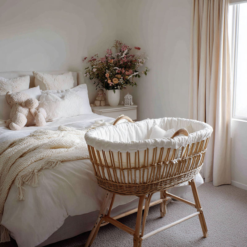 Moses basket mattresses - natural materials for portable sleeping