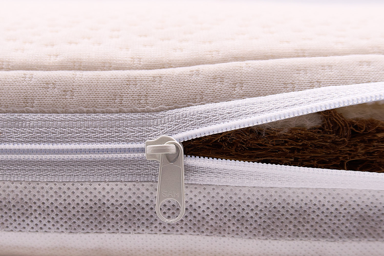 Natural coconut coir with lambswool - Image 4