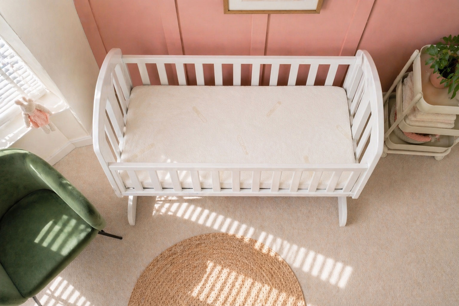 Natural coconut coir with lambswool 2